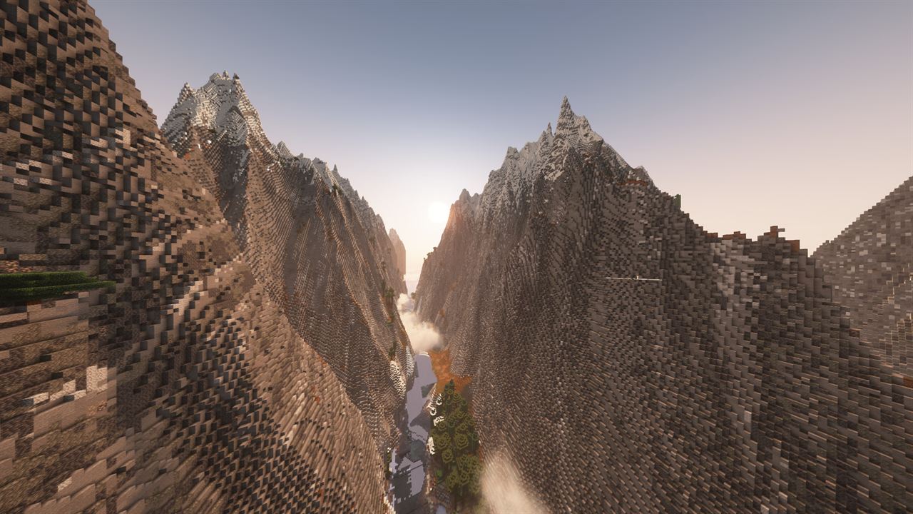 A landscape of the Italian Alps on the EarthNations map